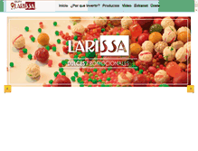 Tablet Screenshot of larissa.com.mx